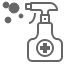 Industry Leading Cleaning spray bottle illustration icon.